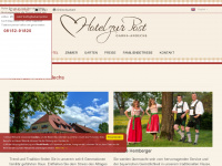 hotelzurpost-andechs.de Webseite Vorschau