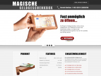 geldgeschenkbox.de Webseite Vorschau