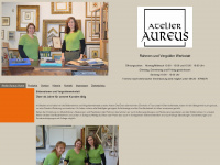 atelier-aureus.de Webseite Vorschau