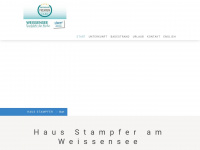 stampfer.net Webseite Vorschau