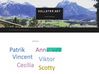 kelleter.net Webseite Vorschau
