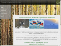 skandinavien-jagd.de Webseite Vorschau