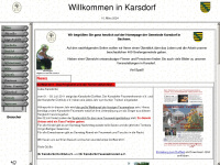 karsdorf.net Webseite Vorschau