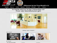 montapro.com Webseite Vorschau