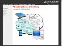 alphadat.org Webseite Vorschau