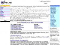 ag-intra.net Webseite Vorschau
