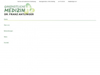 antlinger.com Webseite Vorschau