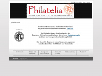 philatelia.de Webseite Vorschau