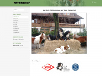 petershof.net Webseite Vorschau