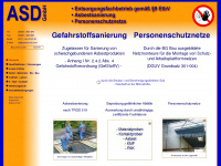 asbest-dd.com Webseite Vorschau