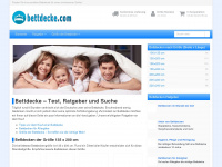 bettdecke.com Webseite Vorschau