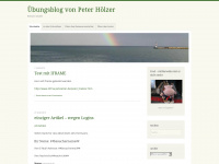 pehoelzertest.wordpress.com Webseite Vorschau