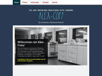 alex-copy.net Webseite Vorschau