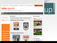 ulm-sports.de Webseite Vorschau