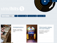 vinylhits.com Webseite Vorschau