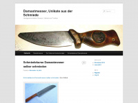 damastmesser.wordpress.com Webseite Vorschau