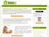 bauzinsen.net Webseite Vorschau