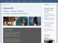 aquawelle.net Webseite Vorschau
