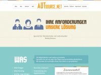 autsource.net Webseite Vorschau