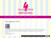4-elements.biz Webseite Vorschau
