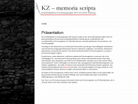 kz-memoria.net Webseite Vorschau