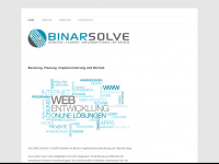 binarsolve.com Webseite Vorschau