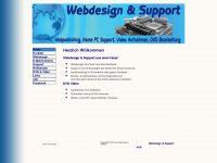 web-supporter.ch Webseite Vorschau