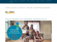tanz-gymnastik.net Webseite Vorschau