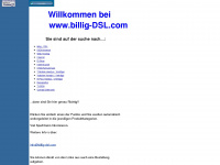 billig-dsl.com Webseite Vorschau