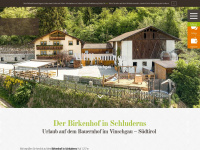 birken-hof.com Webseite Vorschau