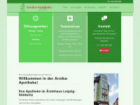 arnika-apotheke-leipzig.de Webseite Vorschau