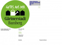 gaertnerstadt-bamberg.de Webseite Vorschau