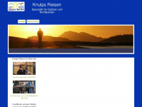 knulpsreisen.de Webseite Vorschau