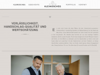 kleinoscheg.com Webseite Vorschau
