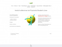 physiovital.biz Webseite Vorschau