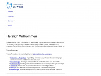 dr-weiss.net Webseite Vorschau