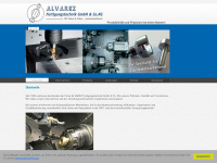 alvarez-cnc.com Webseite Vorschau