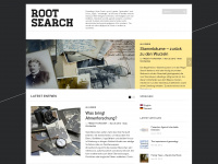 rootssearch.net Webseite Vorschau