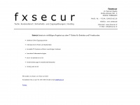 fxsecur.it Webseite Vorschau