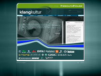 klangkultur.net Webseite Vorschau