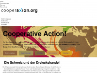 cooperaxion.org Webseite Vorschau
