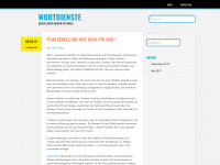 wortdienste.wordpress.com Webseite Vorschau