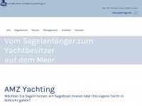 amz-yachting.ch Webseite Vorschau