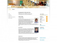 ahm-incoming.com Webseite Vorschau