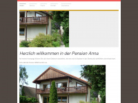 pension-anna.net Webseite Vorschau