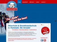 schischule-radstadt.com Webseite Vorschau