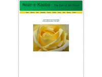 nazr-e-kaaba.com Webseite Vorschau