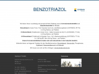 benzotriazol.com Webseite Vorschau