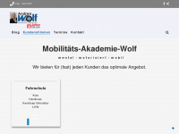andrea-wolf.com Webseite Vorschau