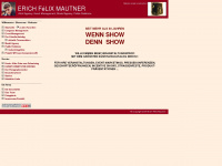 mautner-show.biz Webseite Vorschau